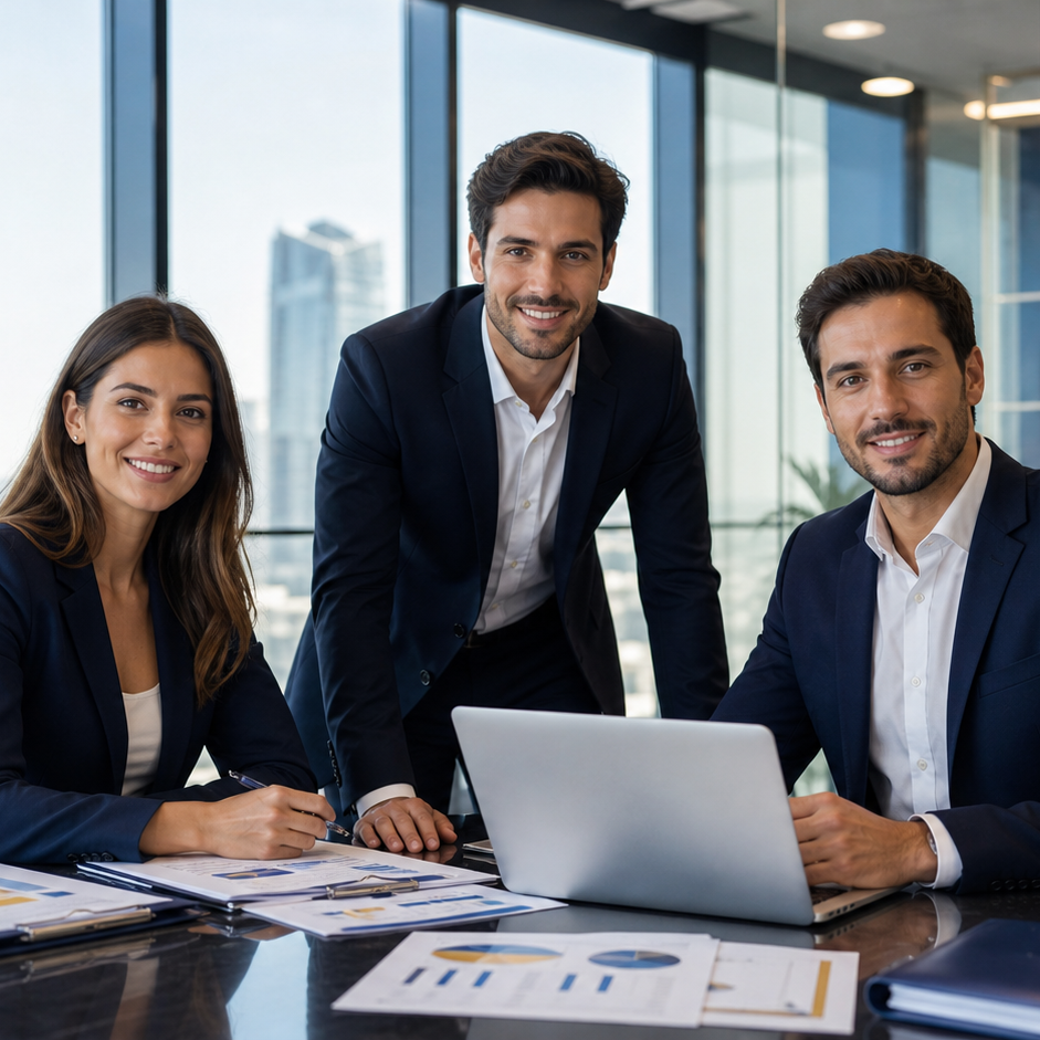 Equipo de FREDIDAIRA 2025 ofreciendo asesoramiento financiero en Madrid